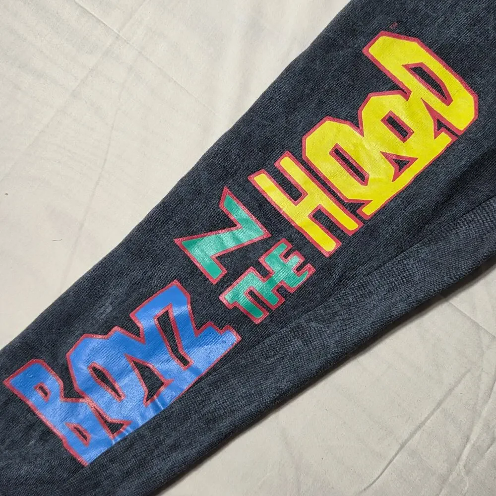 NWT Boyz N The Hood Acid Wash Joggers Mens Small Ripple Junction Movie Sweats